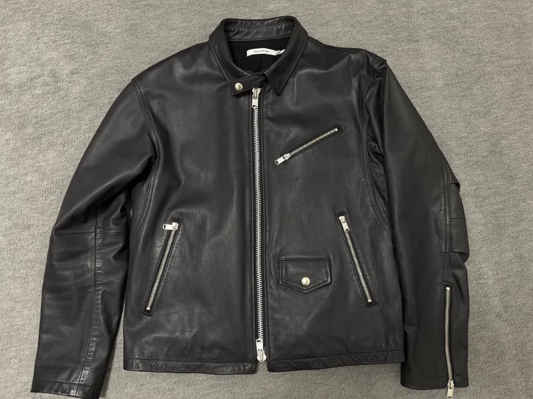 【美品】nonnative BIKER BLOUSON COW LEATHER
