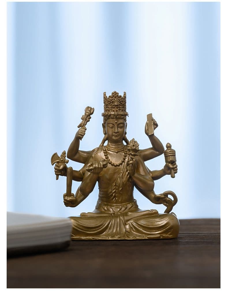 仏教美術 仏像 大随求菩薩 小仏像 銅製 銅器