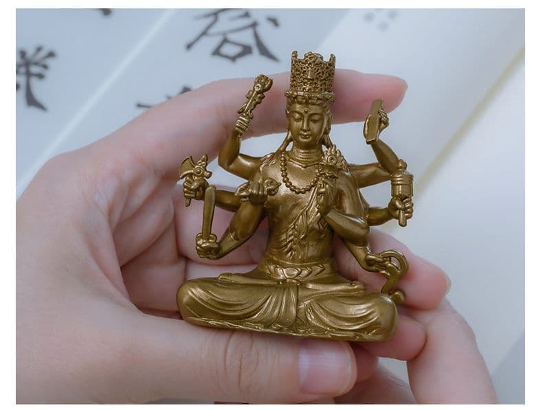 仏教美術 仏像 大随求菩薩 小仏像 銅製 銅器