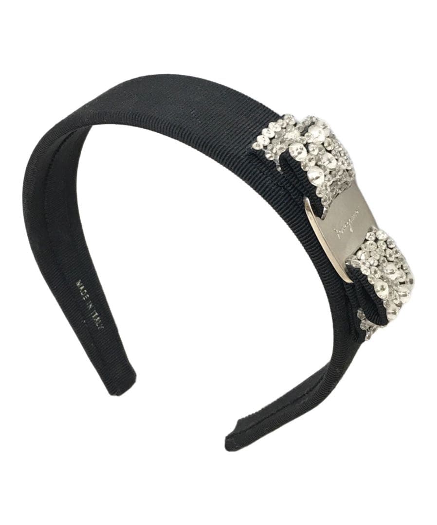 フェラガモ　ラインストーン付き　カチューシャ