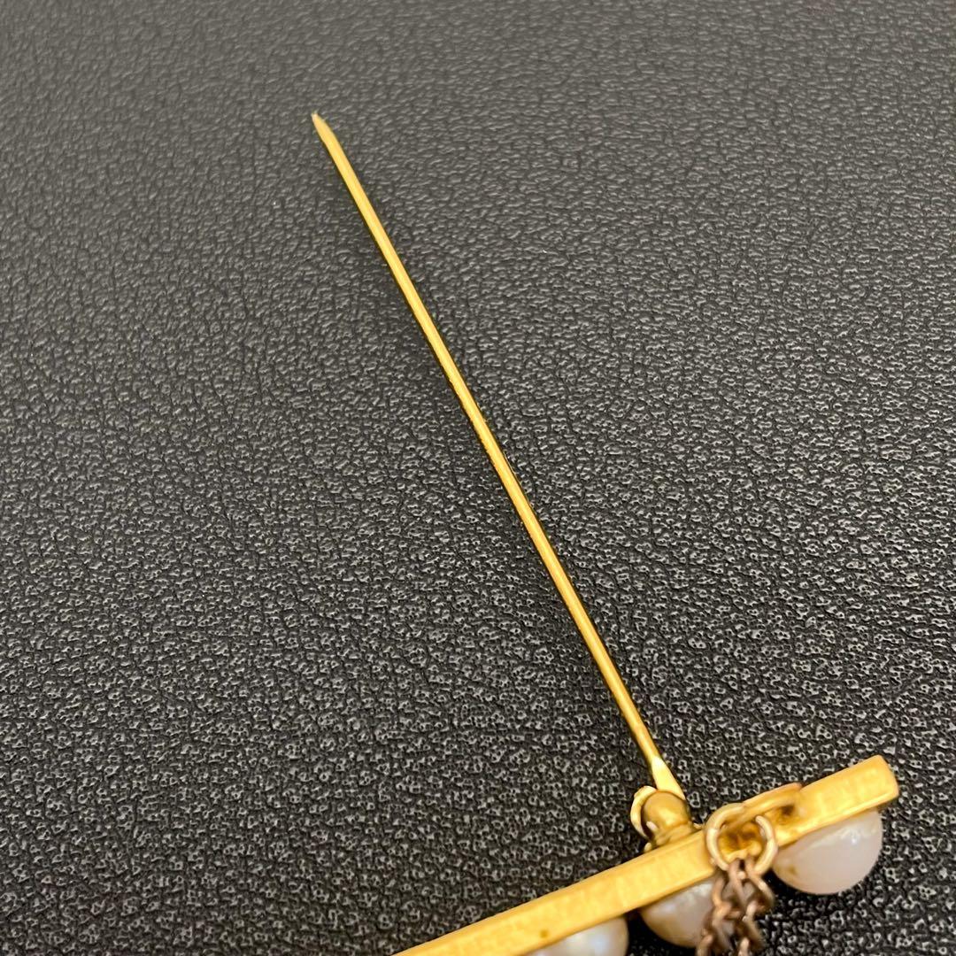 シャネル ココマーク フェイク パール ブローチ ゴールド コサージュ 01A