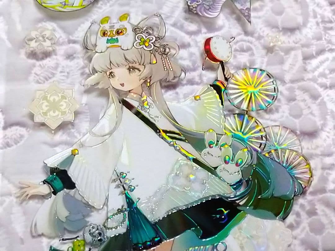 ✩再販✩J410＃毓灵锁仙(虹光)喵啪叽切り売り海外人物マステ女の子