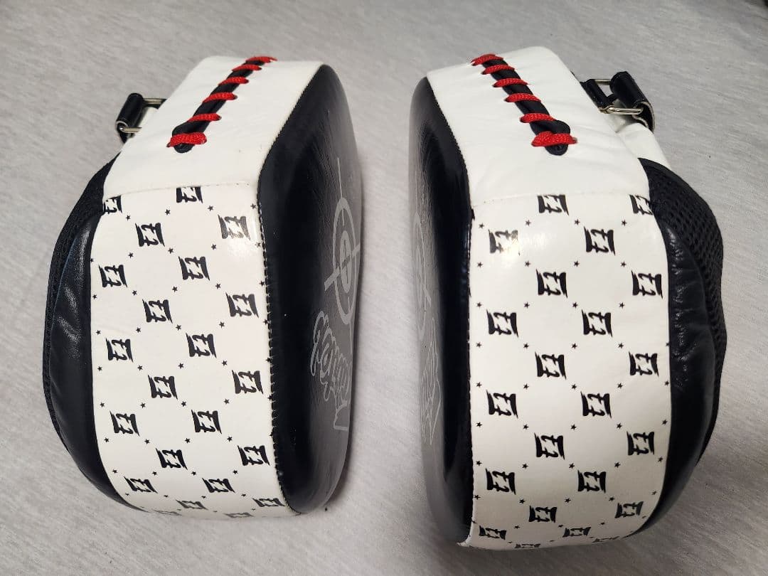 Fairtex キックミット 黒/白