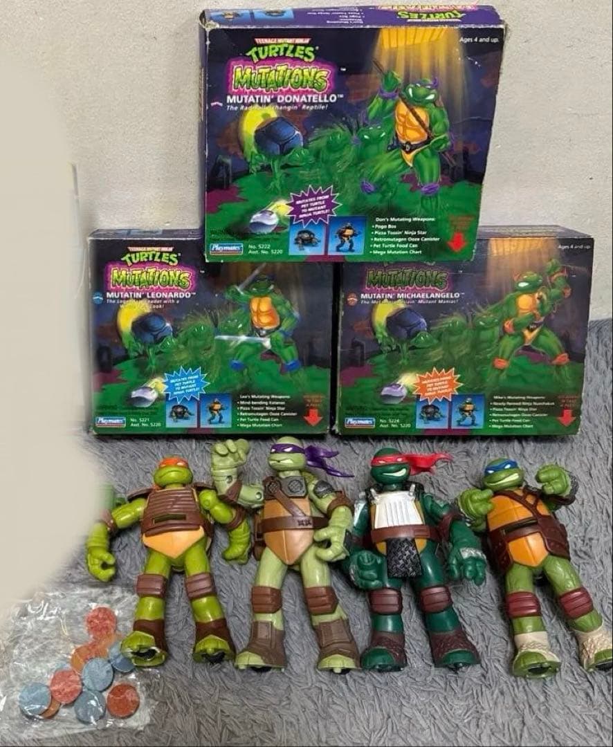ミュータントタートルズ ミューテーションズフィギュア　ピザハウスバトルセット