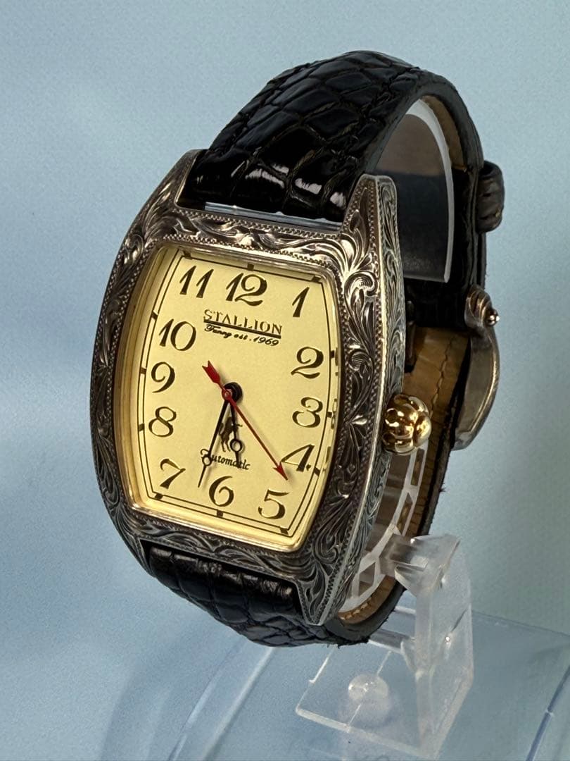 FUNNY 製STALLION 自動巻き腕時計 （Sterling925無垢)