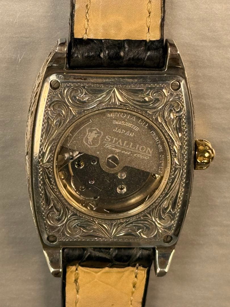 FUNNY 製STALLION 自動巻き腕時計 （Sterling925無垢)