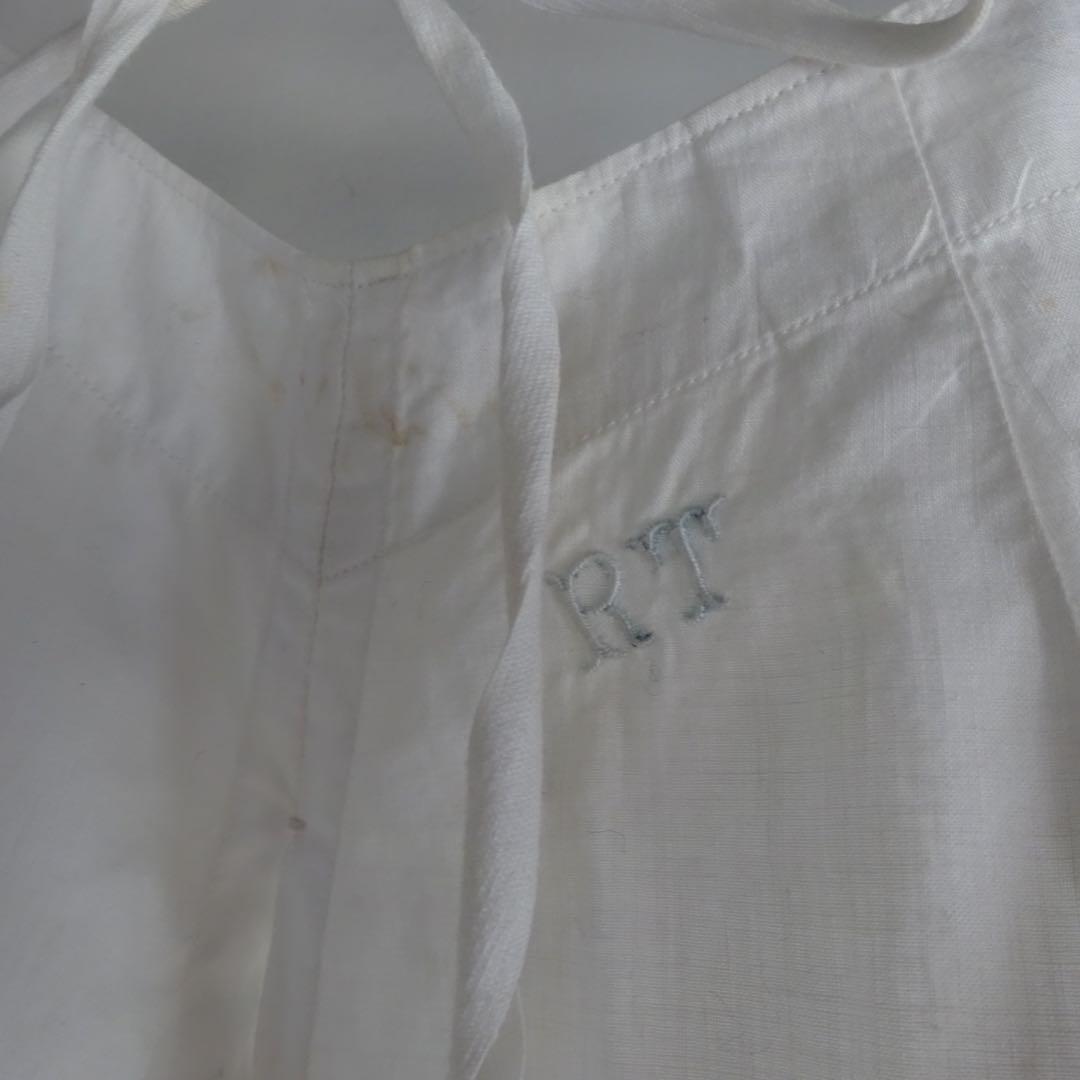 フランス アンティーク ドロワーズ ペチコート リボン レース