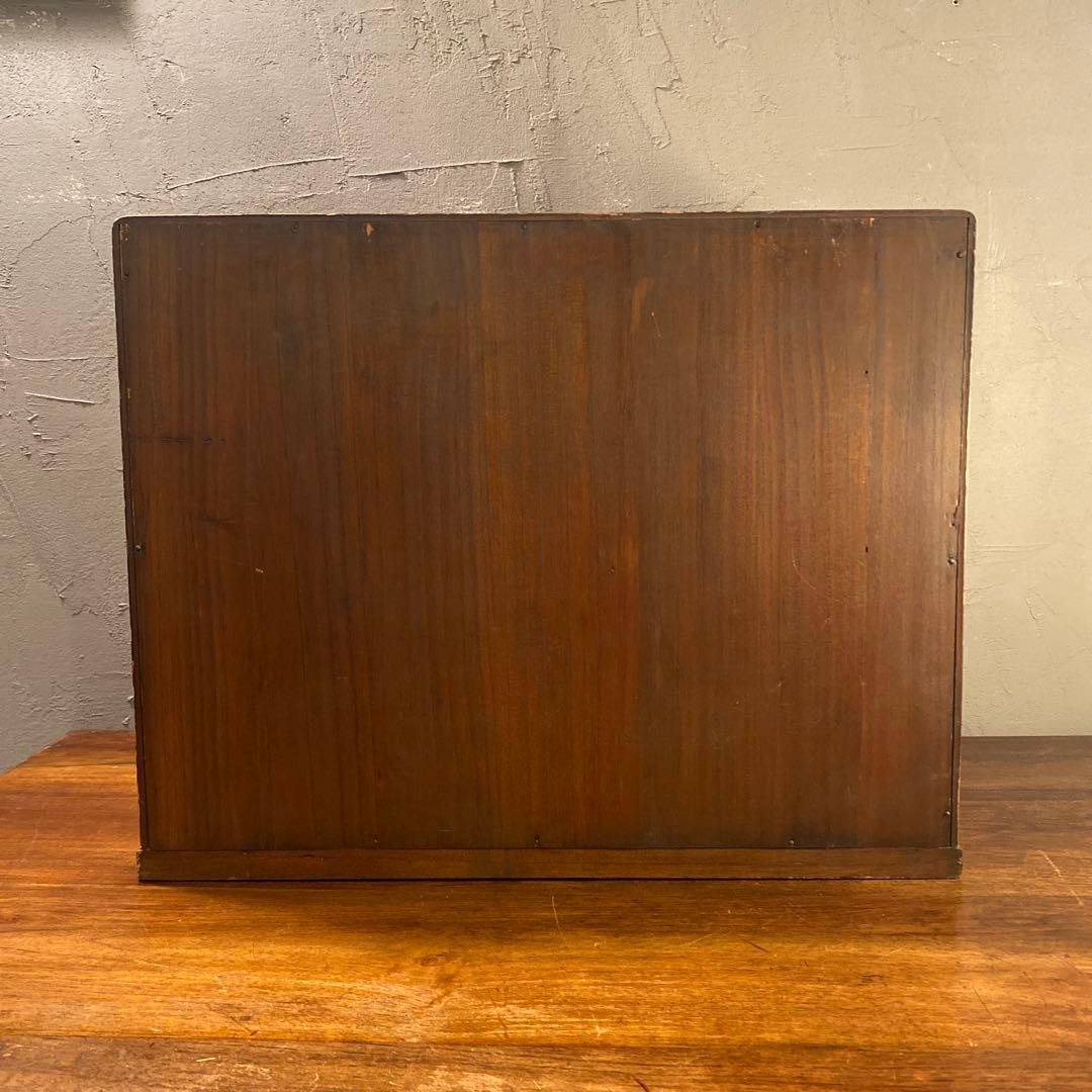 昭和レトロ ショーケース 飾り棚 小引き出し 和家具 インテリア 什器