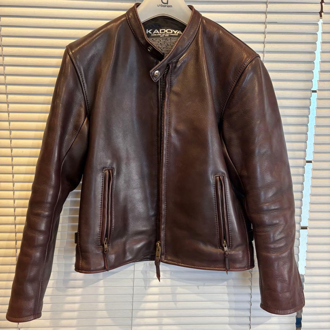 【KADOYA】　ヘッドファクトリー AS-1VS シングルライダースジャケット