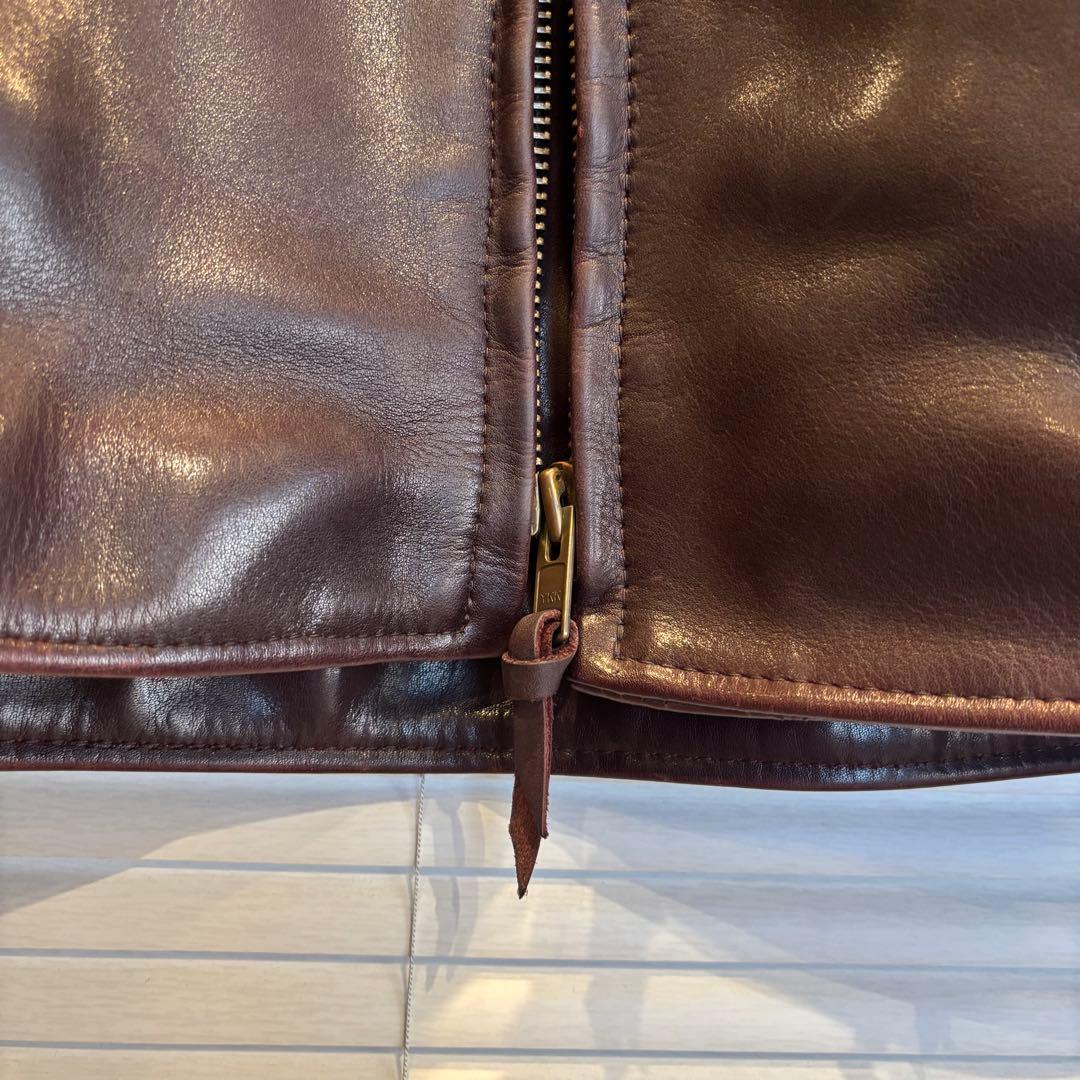 【KADOYA】　ヘッドファクトリー AS-1VS シングルライダースジャケット