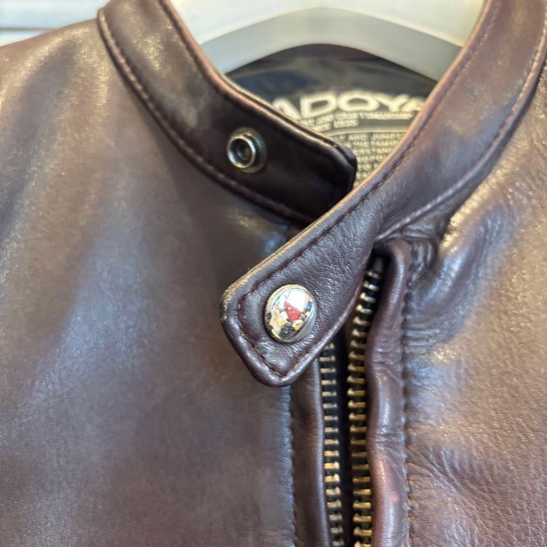 【KADOYA】　ヘッドファクトリー AS-1VS シングルライダースジャケット