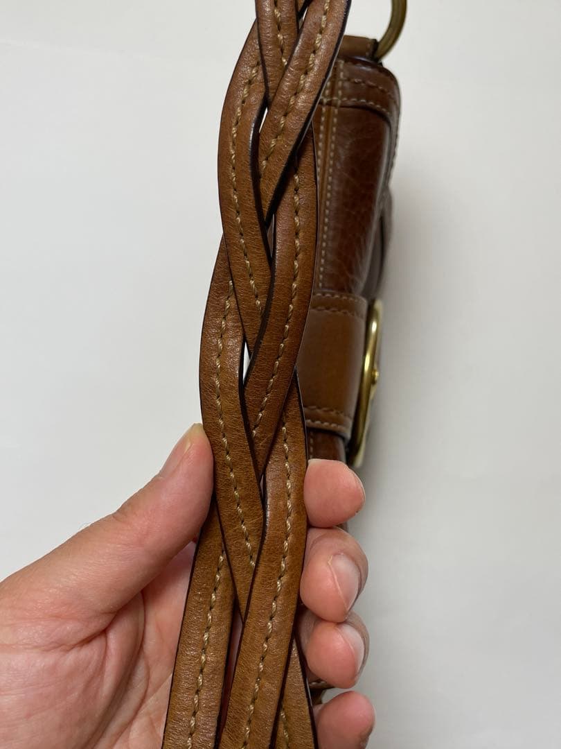 COACH 本革 ハンドバッグ ブラウン キャメル 茶色　通勤　お出かけ