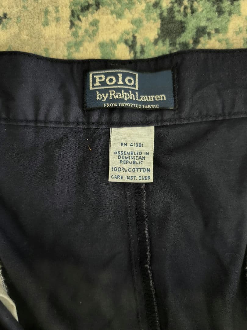 タグ付きデッド 初期タグ Polo Ralph Lauren ネイビー ポロチノ