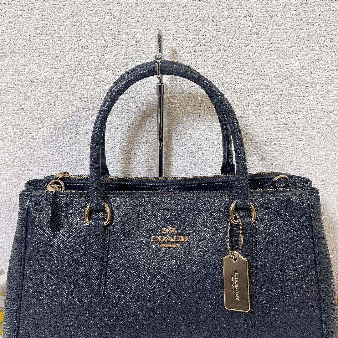 【極美品】COACH コーチ ショルダーバッグ 2WAY ハンドバッグ チャーム