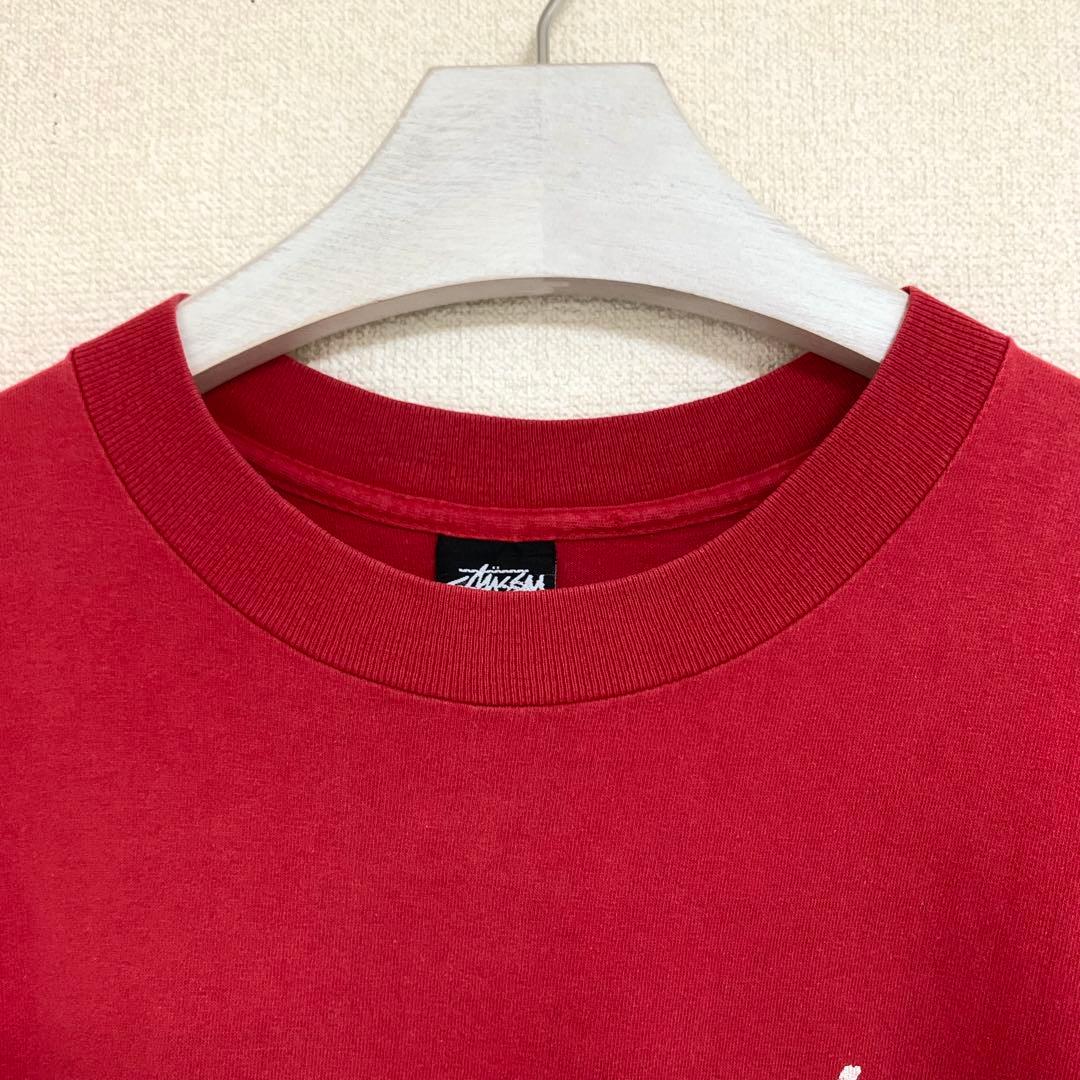 80s 前期 STUSSY USA製 黒タグ ラスタ ライオン Leo Tシャツ