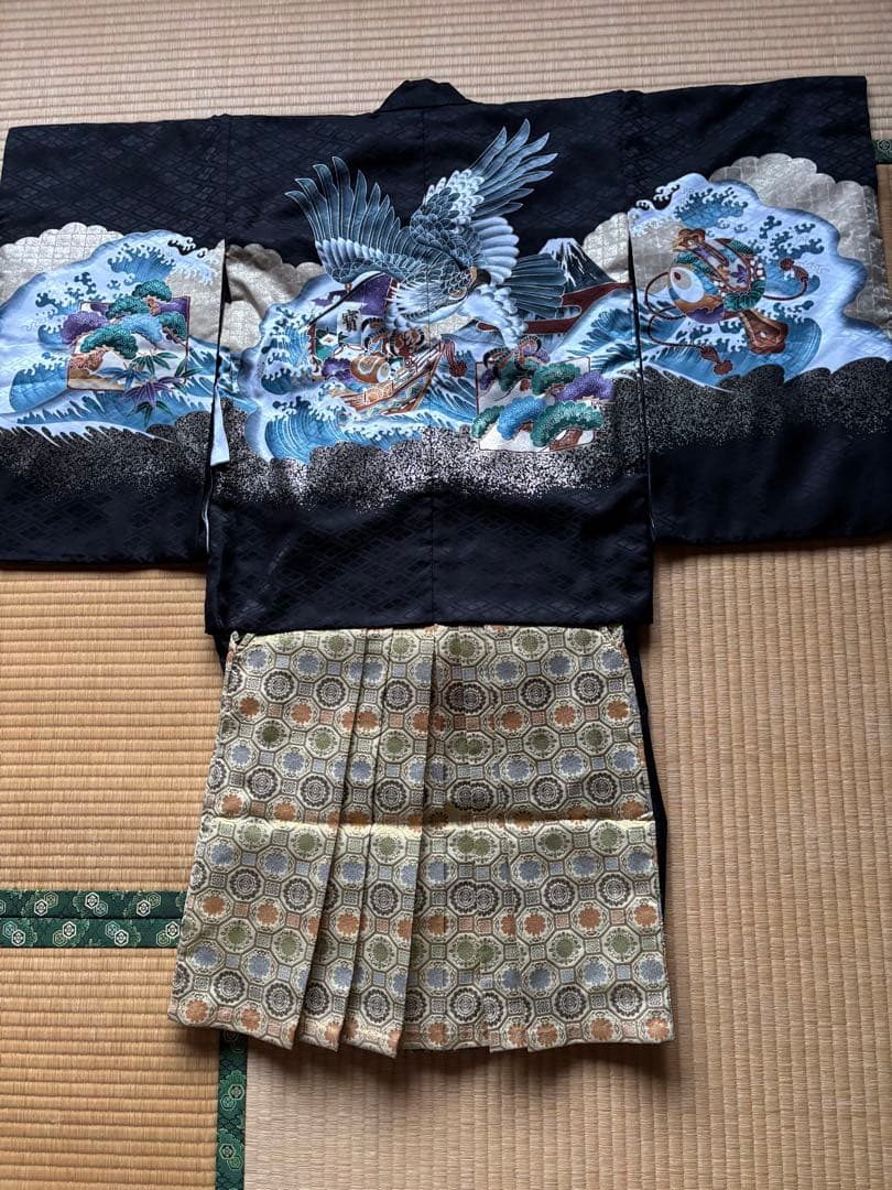 七五三　男子５歳　祝い着