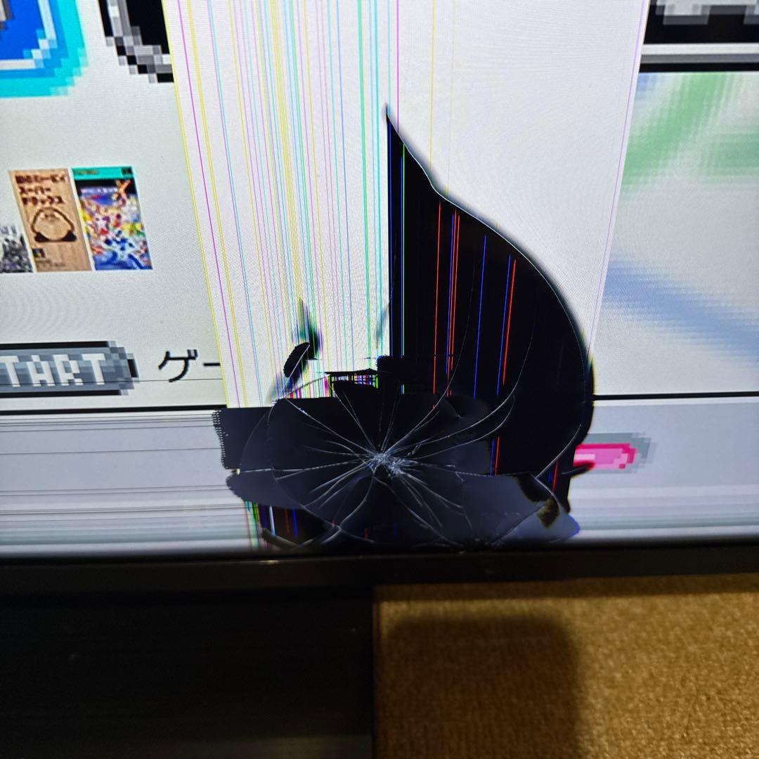 パナソニックテレビ　ジャンク品（液晶割れ等)