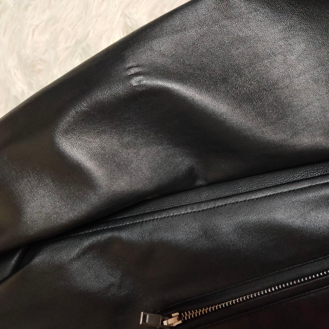 【高級・未使用品・23年モデル】セオリー レザージャケットMorvekL M 黒