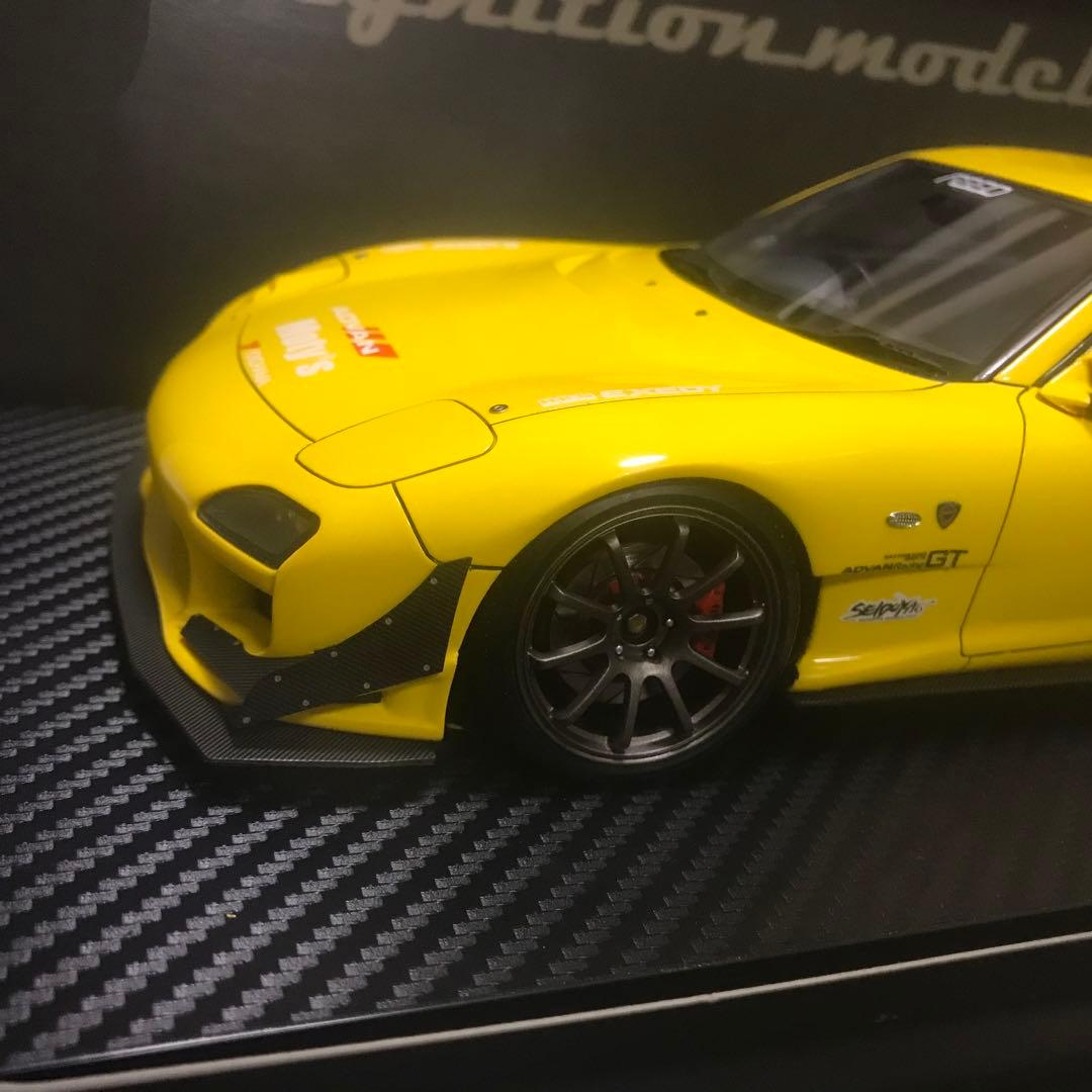 イグニッションモデル 1/18 FEED RX-7 FD3S イエロー