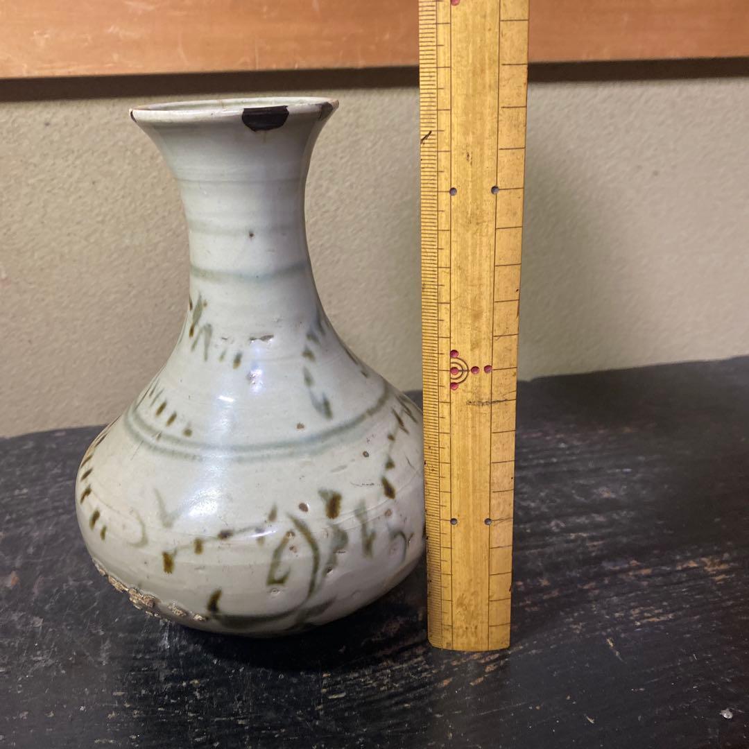 中国古玩　染付徳利17cm12cm