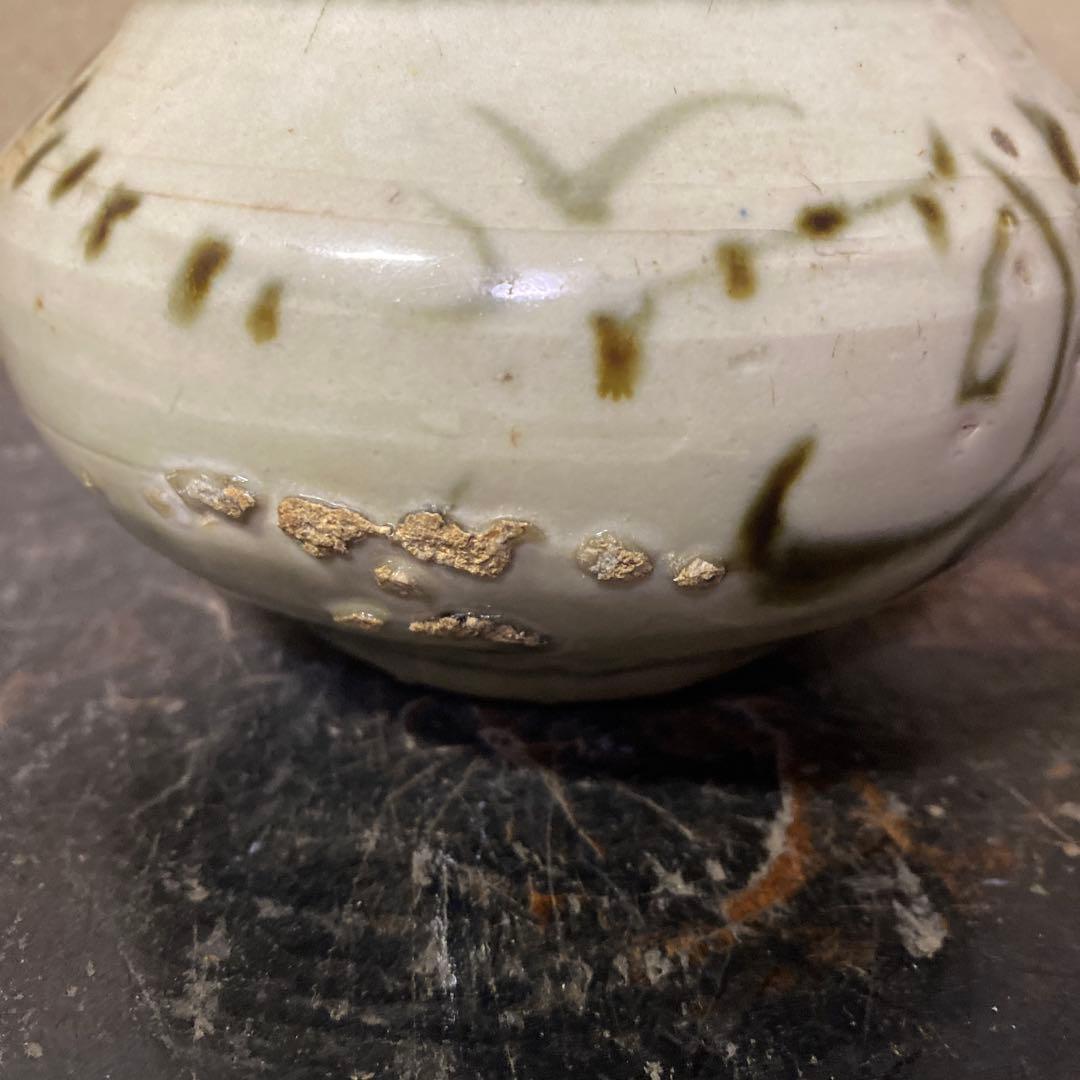 中国古玩　染付徳利17cm12cm