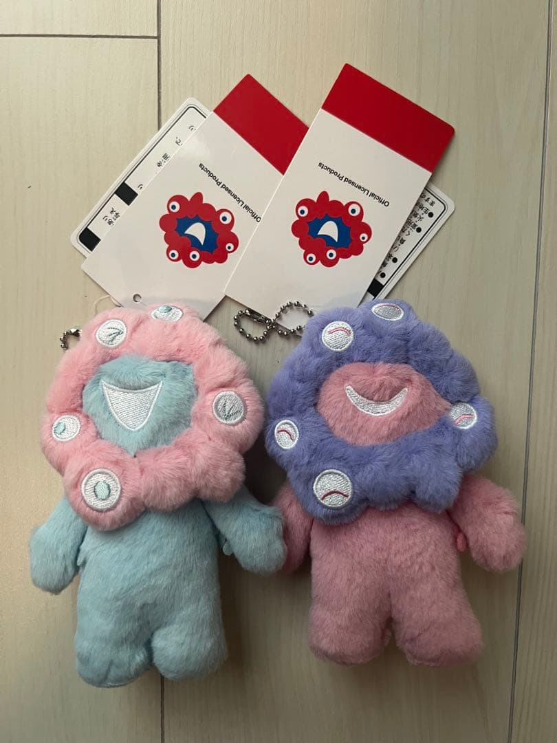 万博　ミャクミャクキーホルダー　パステル