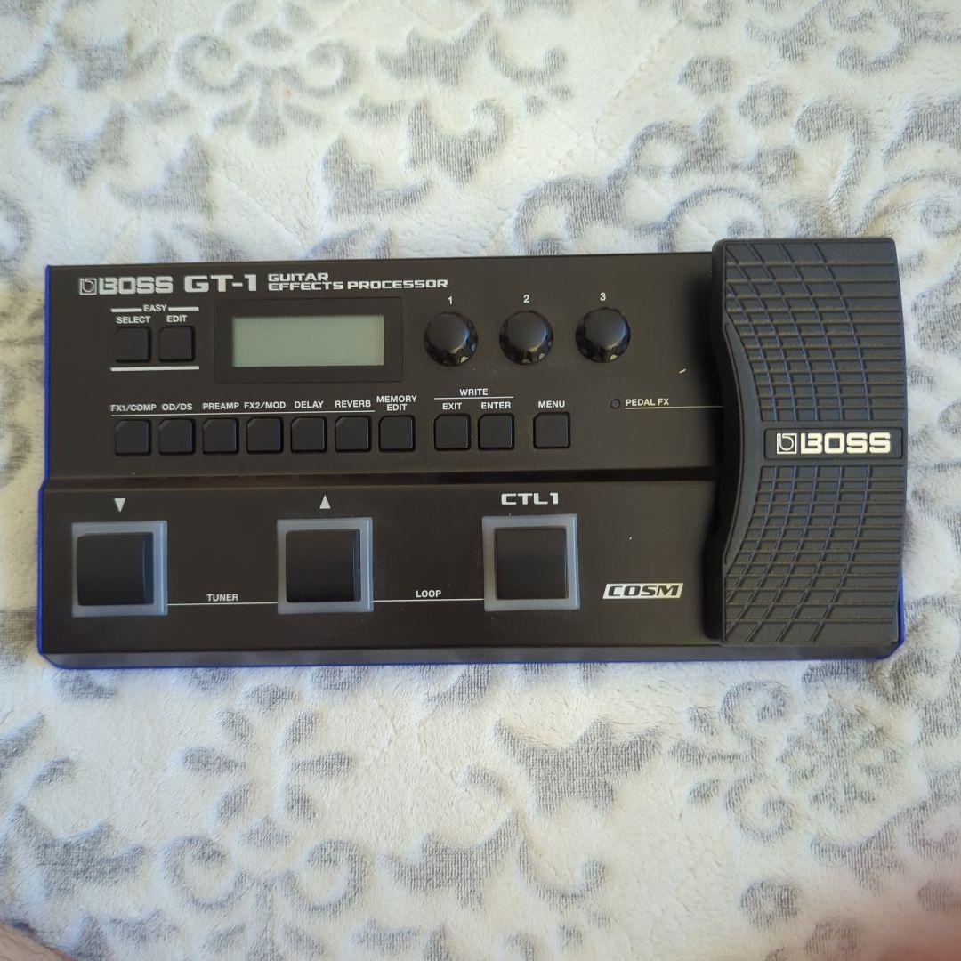 BOSS GT-1 マルチエフェクター　ギター　アダプター 電池付き