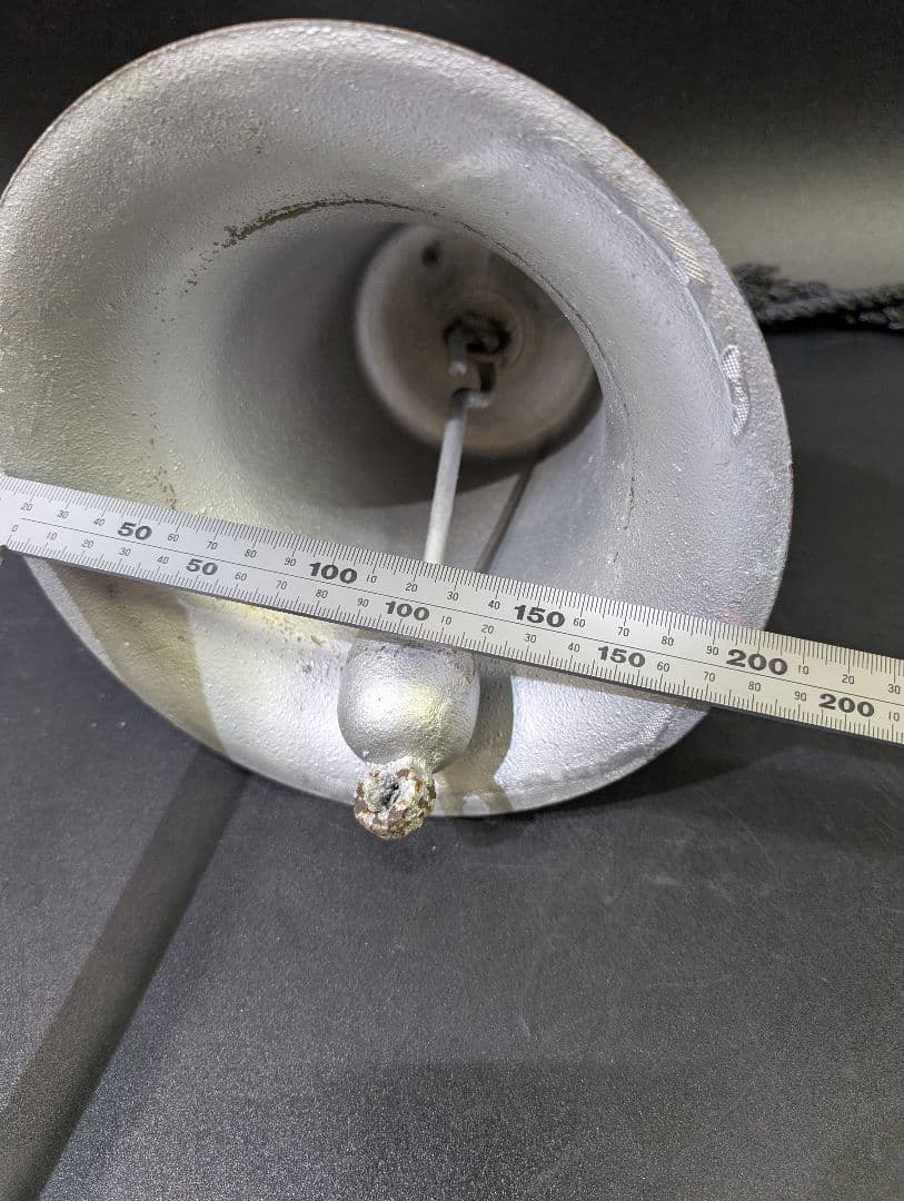 昭和レトロ マリンベル ベル 吊り鐘 島田燈器工業 STA-200型 真鍮 大型