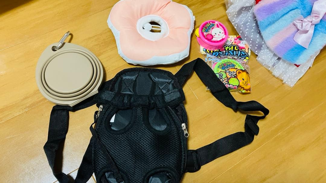 パピーちゃん女の子セット♡ キャリーバッグ／お洋服多数／4Sマナーウェア付き