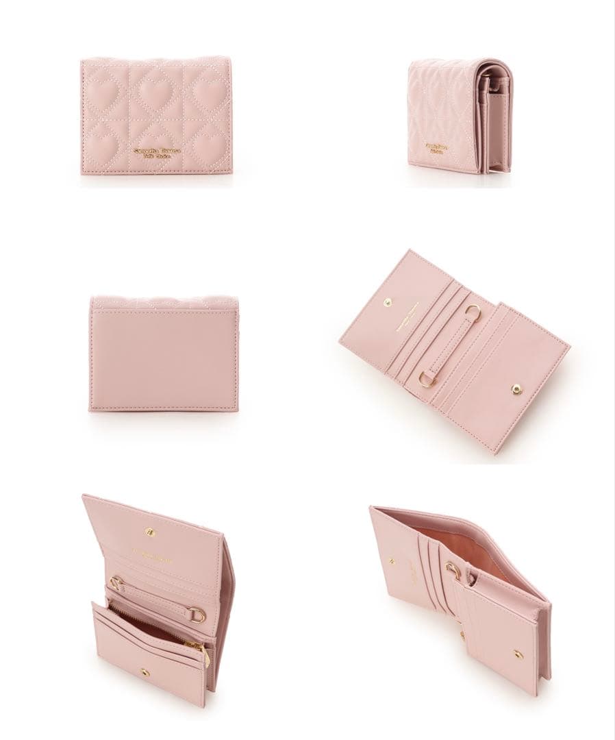 サマンサタバサ プチチョイス ハートキルト 2つ折り財布