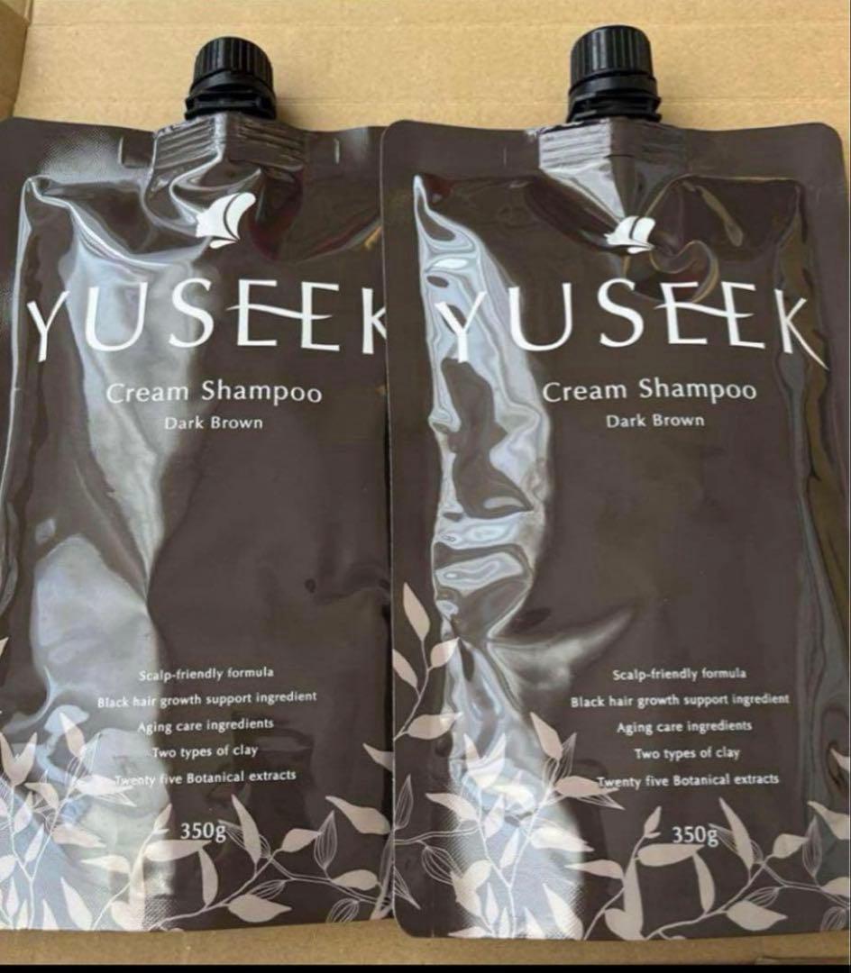 新品未開封】YUSEEK ユーシーク カラークリームシャンプー 350g2個