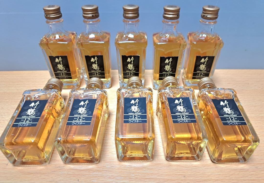 竹鶴 12年 ウイスキー 50ml 10本セット
