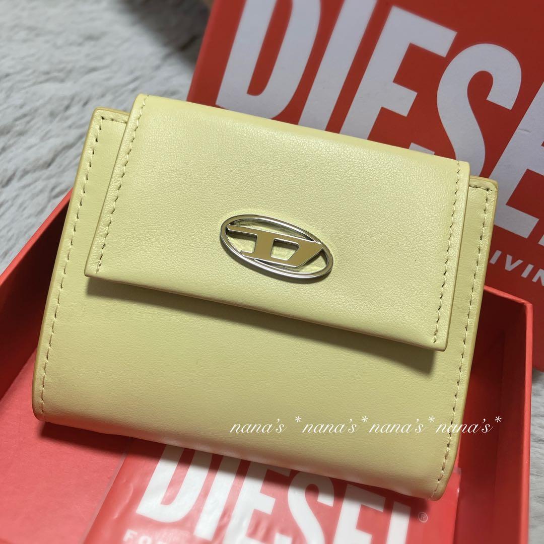 【新品】DIESEL ディーゼル 一粒万倍日 幸運の黄色い財布 二つ折り財布 箱