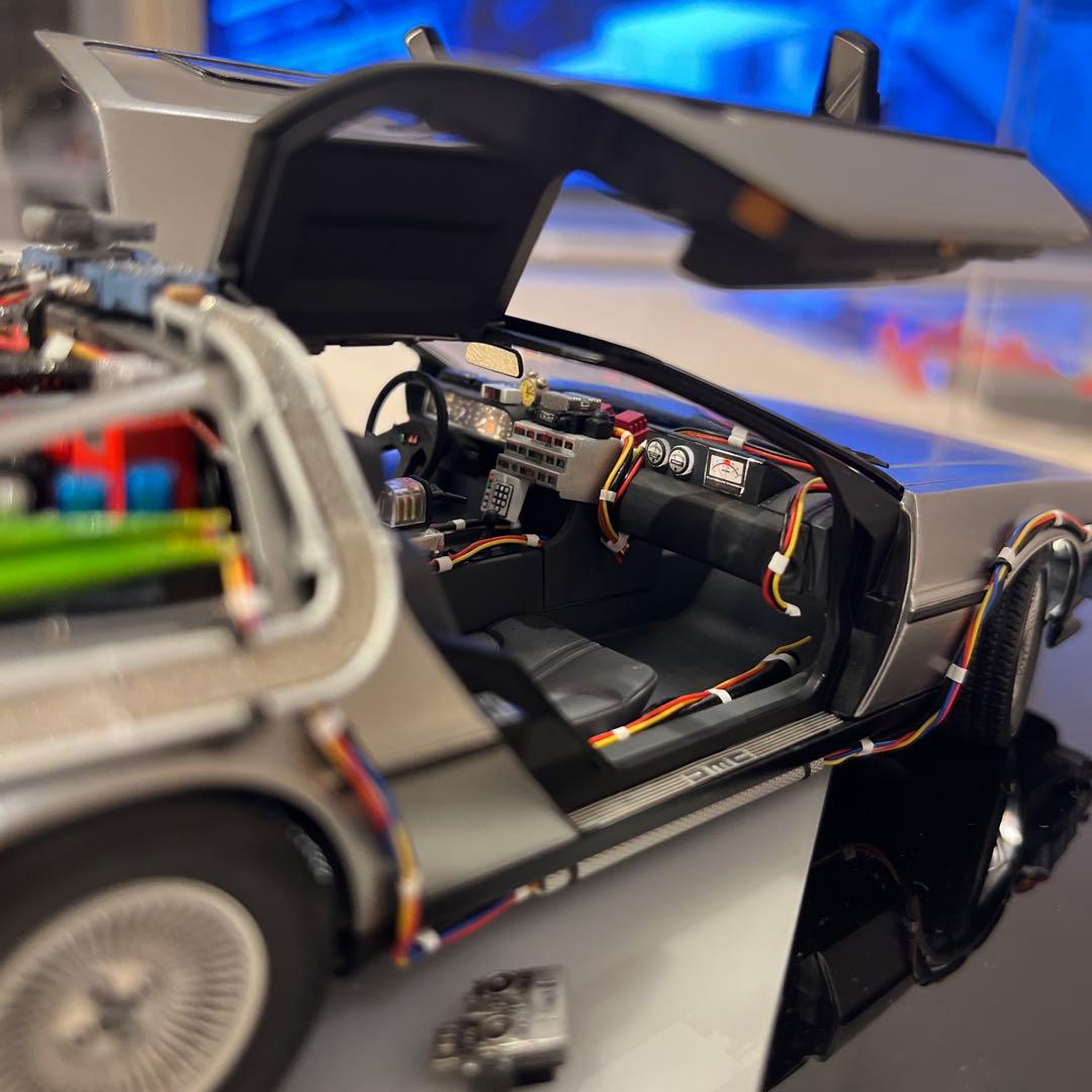 バックトゥザフューチャーPart I タイムマシン　1/24塗装完成品