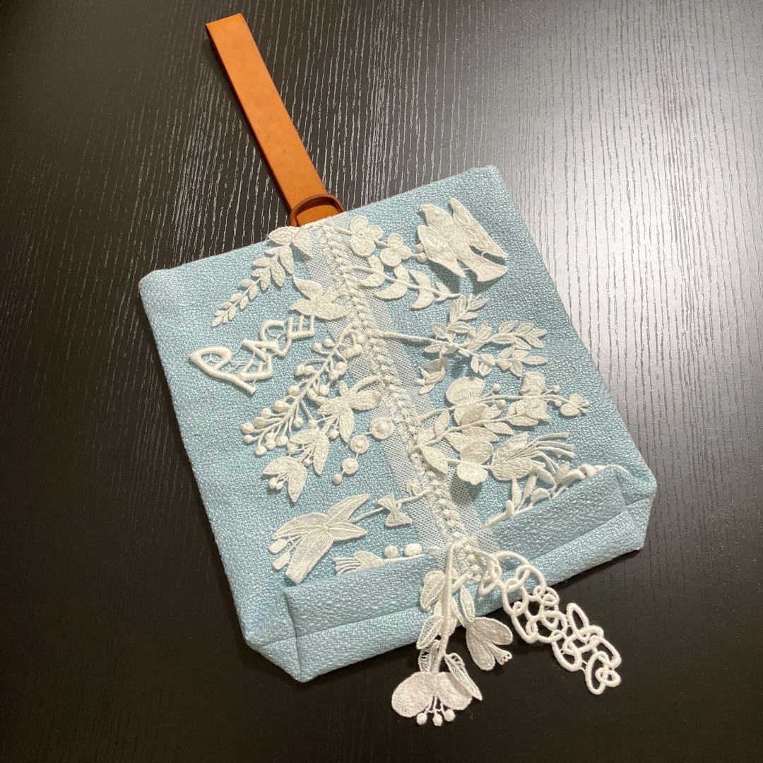 新品未使用/ミナペルホネン☆プイストバッグ(forest parade)