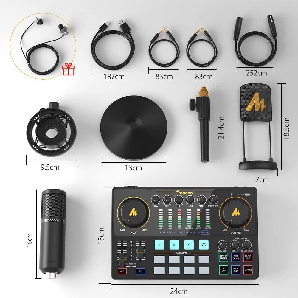 MAONO オーディオミキサー CASTER AME2A