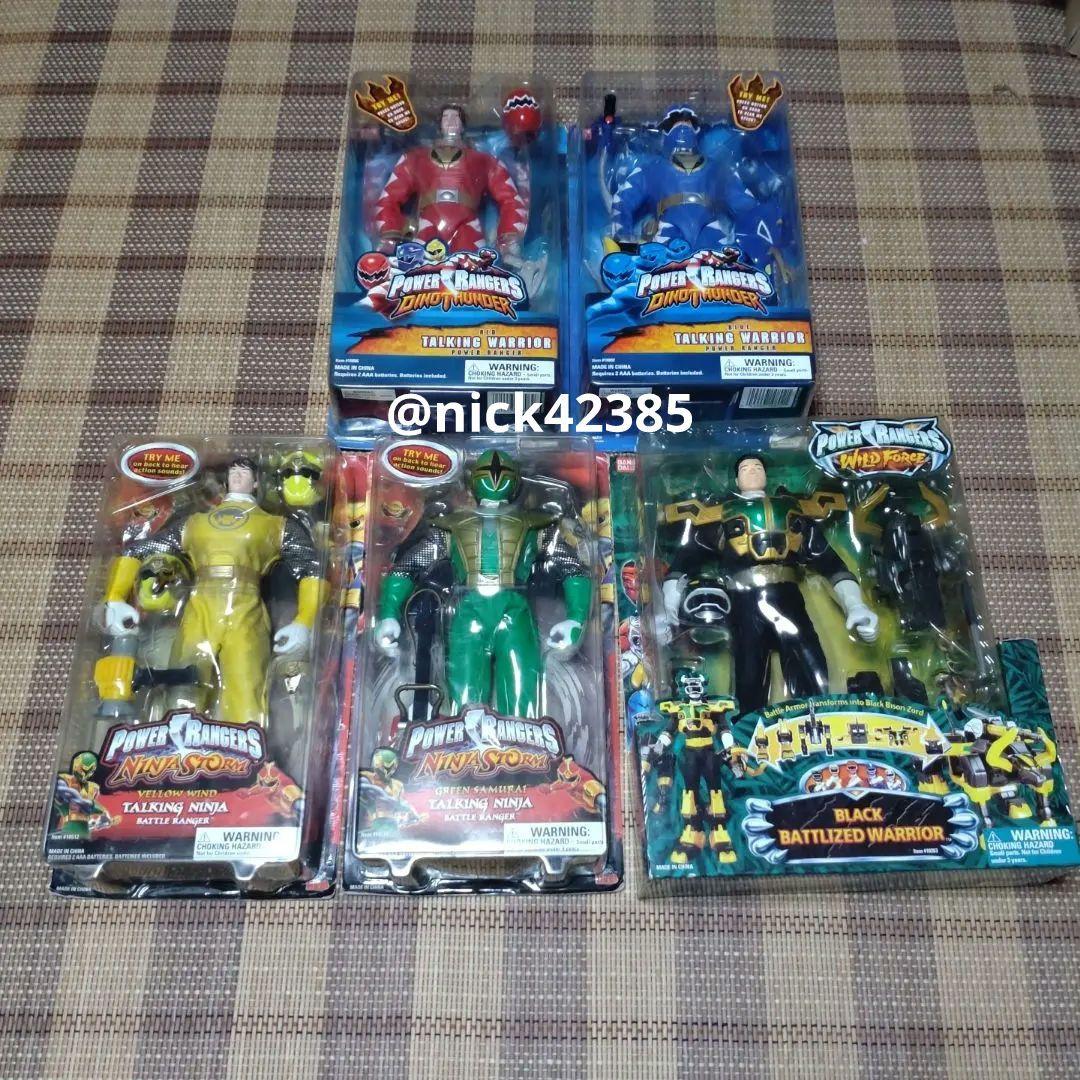 超激レア　パワーレンジャー トーキング　フィギュアセット