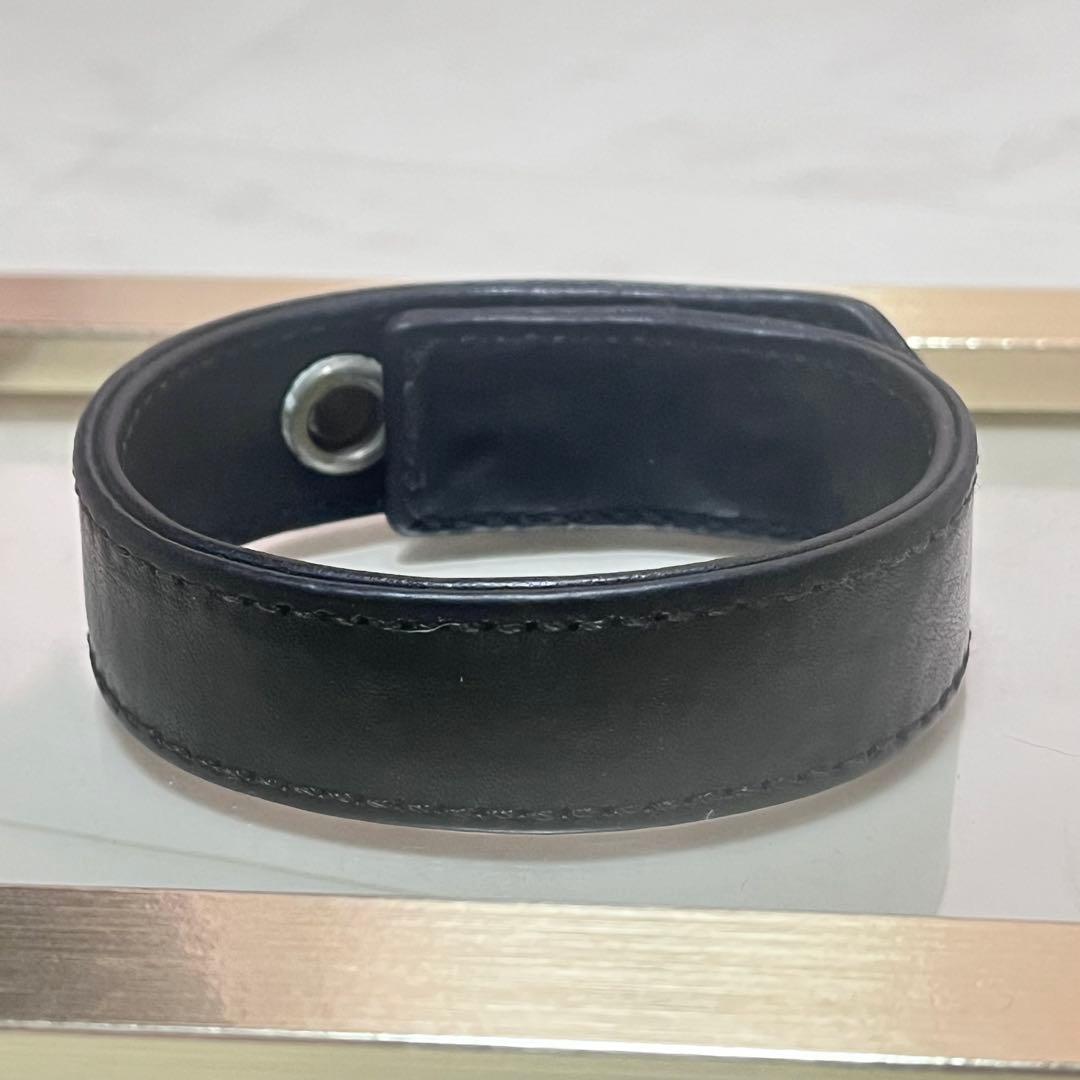 Chrome Hearts クロムハーツ　バングル　レザー　シルバーハート