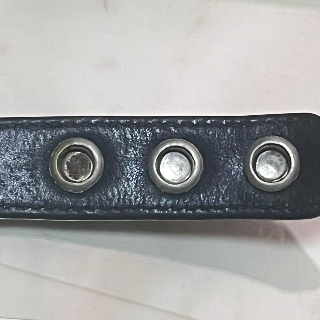 Chrome Hearts クロムハーツ　バングル　レザー　シルバーハート