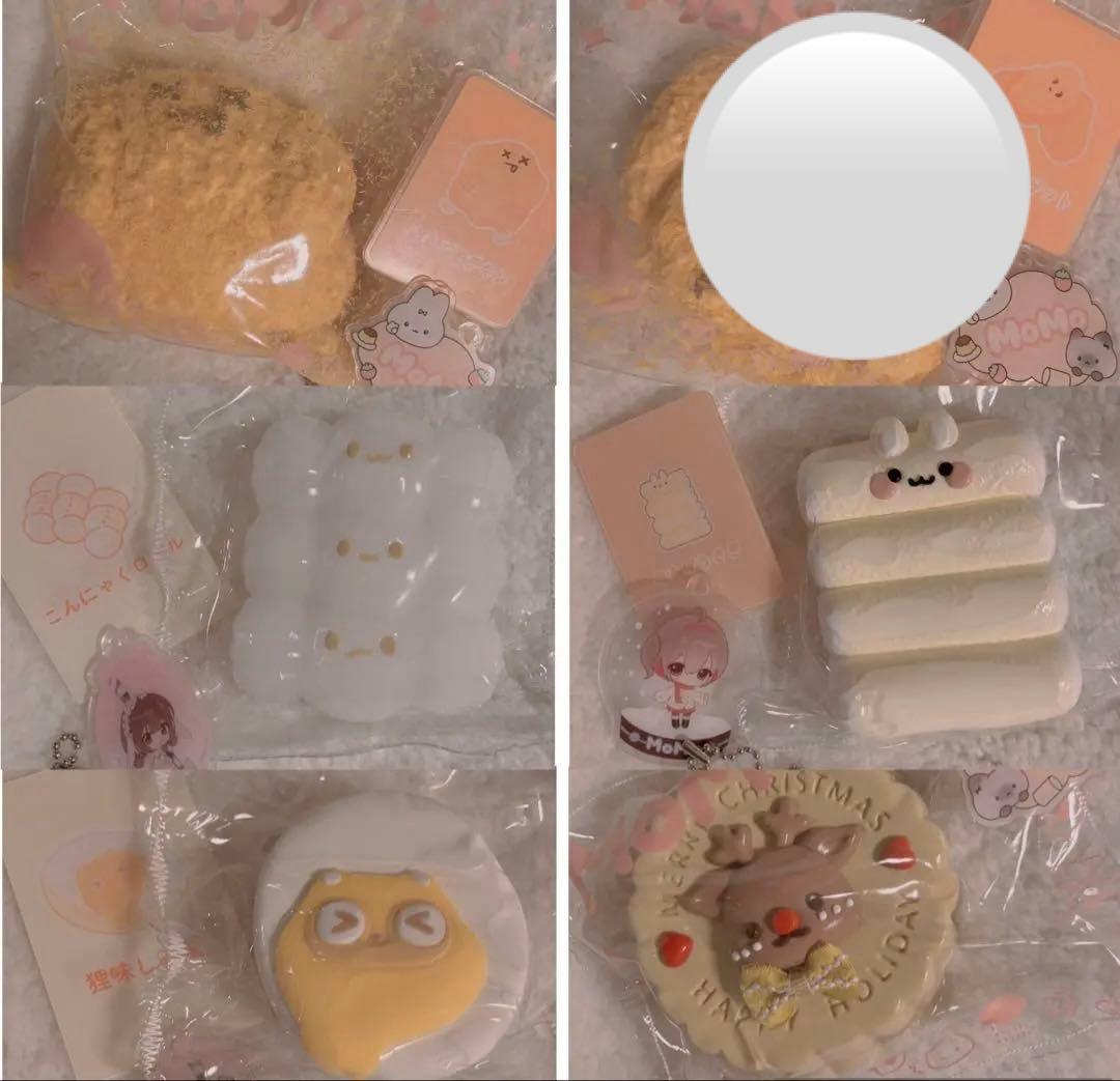 MOMO スクイーズ　5点セット　おでん　揚げ物　クリスマス