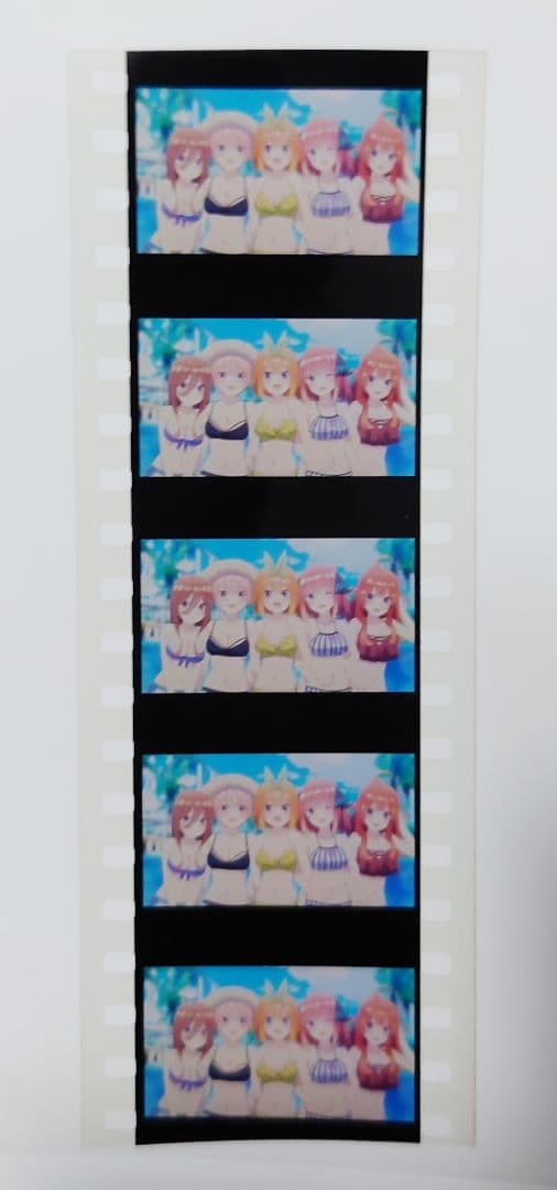 一花 二乃 三玖 四葉 五月 水着 劇場版 五等分の花嫁 第6弾 生コマフィルム