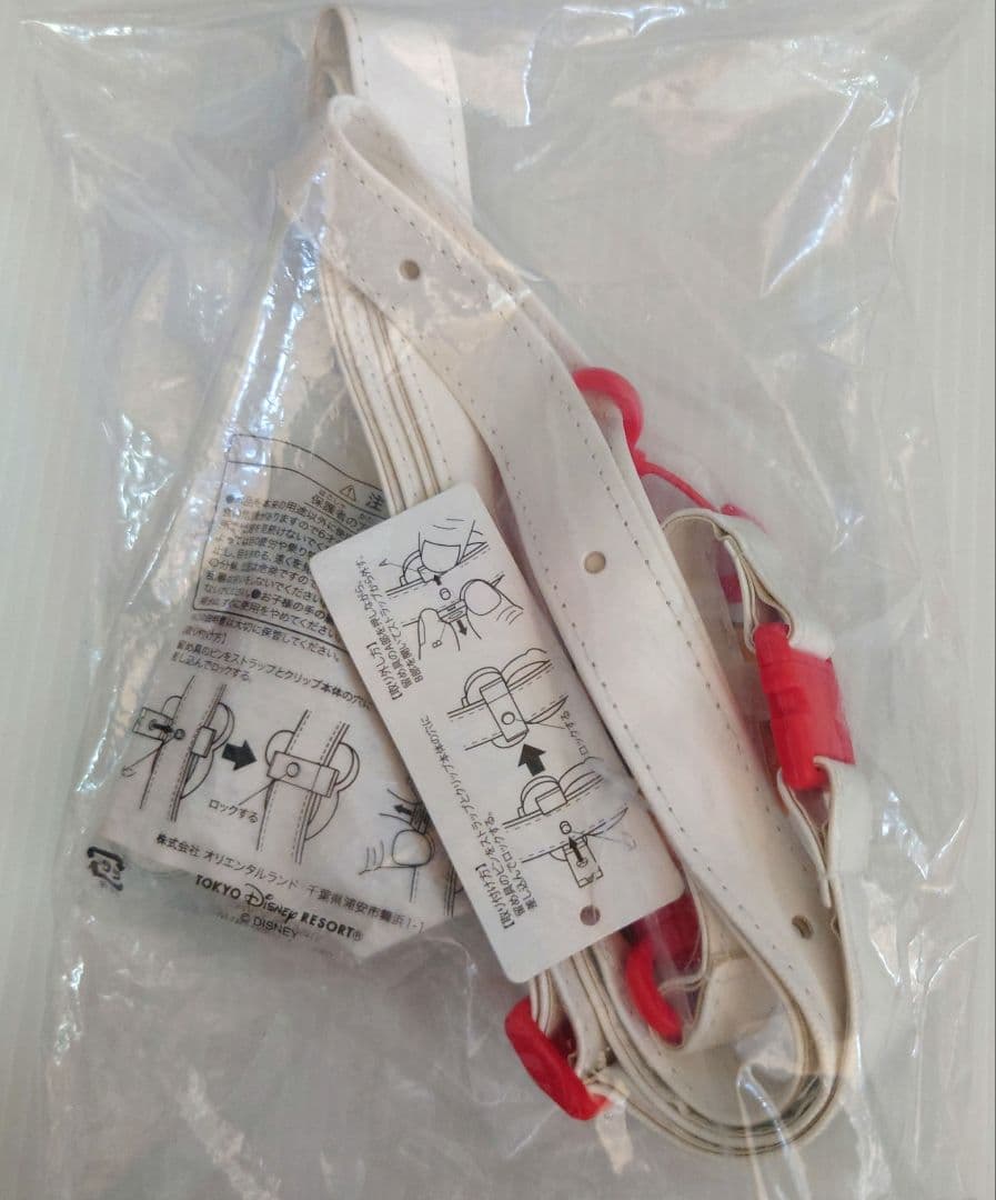 ディズニー　ディズニーランド30周年　ポップコーンバゲット　ストラップクリップ