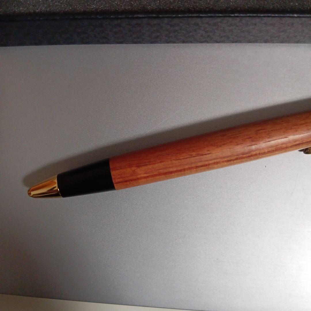 野原工芸　チューリップウッド　シャープペンシル　シャーペン　固定式口金つき