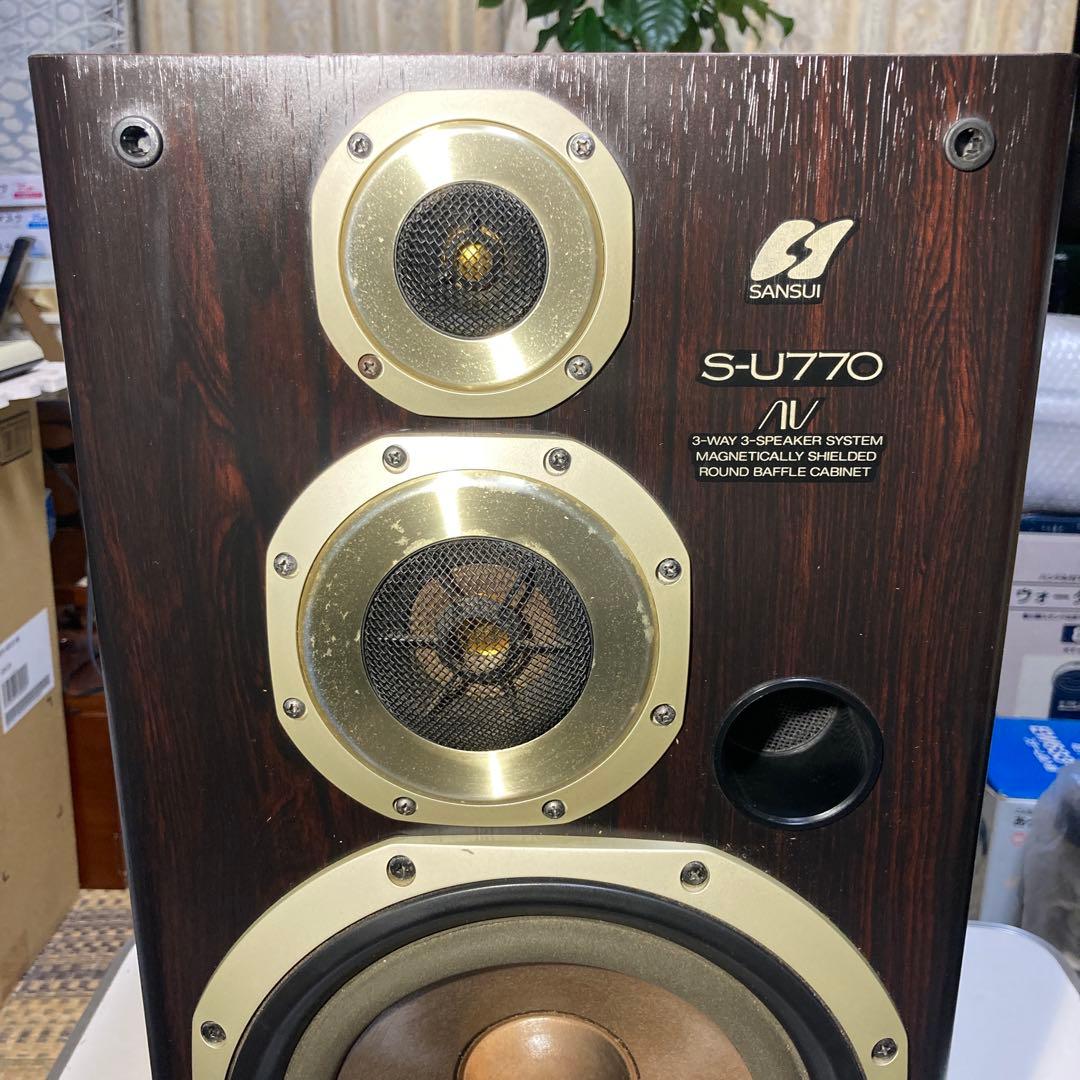 【ジャンク】サンスイ 3WAY SPEAKER S-U770 ビンテージ品