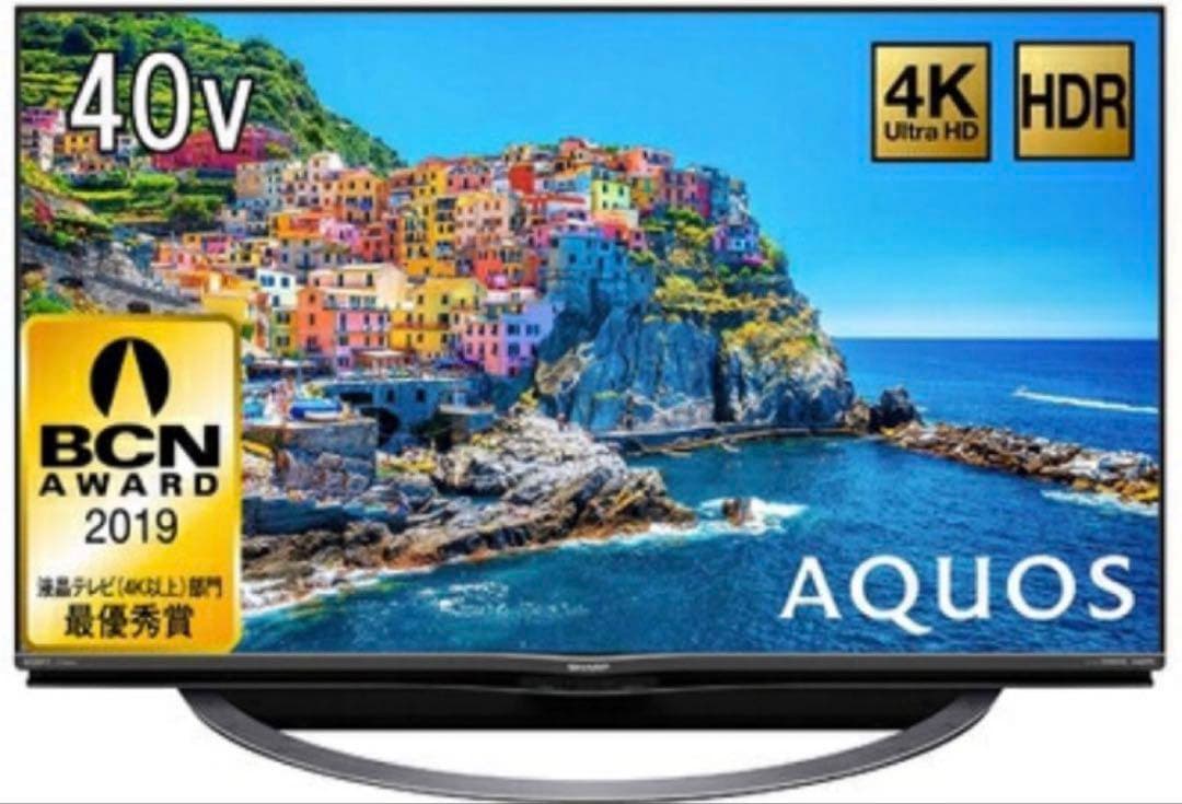 SHARP 4K液晶テレビ　4T-C40AJ1 2018年製
