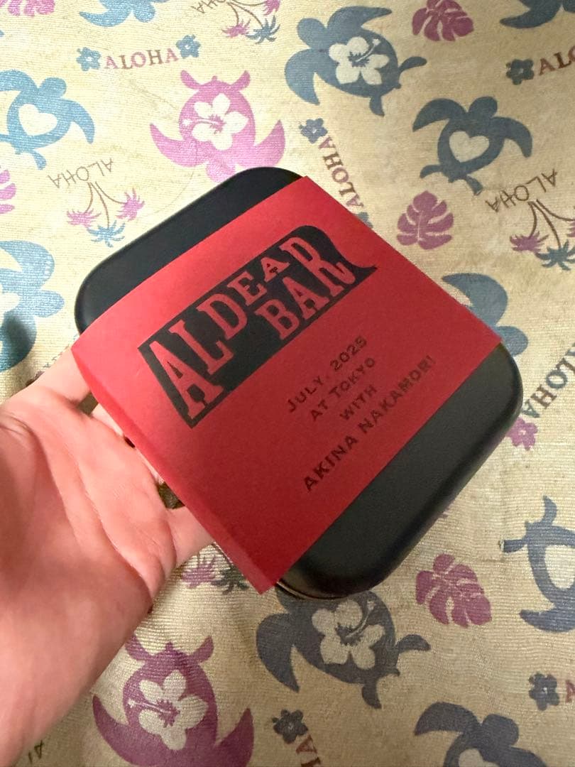 中森明菜　ファンクラブイベント グッズALDEAR BAR 2025年