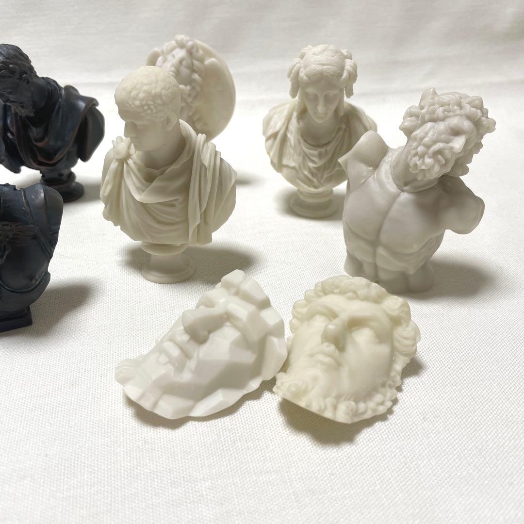 yujin 立体百科事典　石膏デッサン入門2 石膏像　8体+シークレット