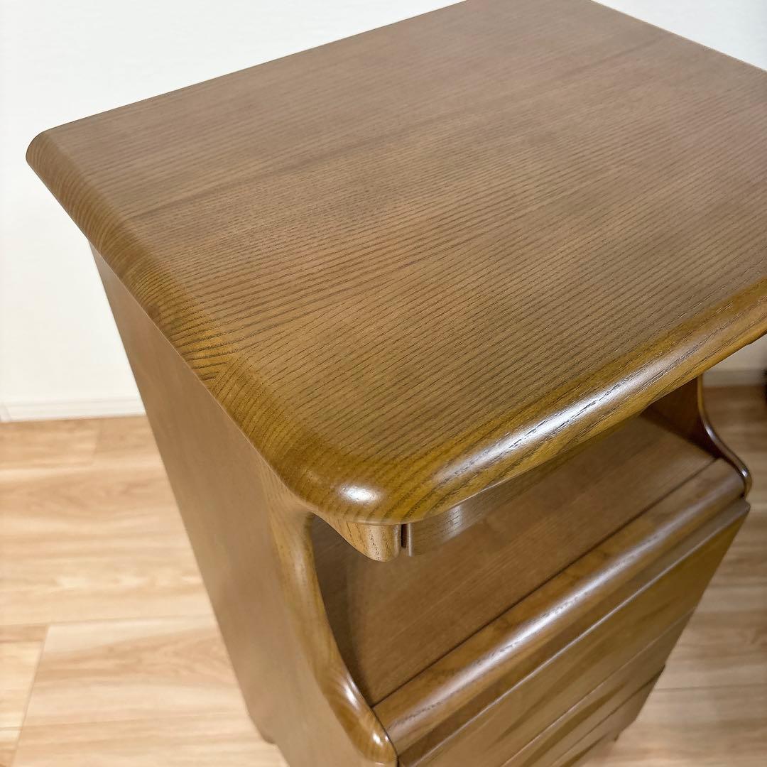 ✨極美品✨ カリモク 電話台 キャビネット コンセント付き 4段引出し 送料無料