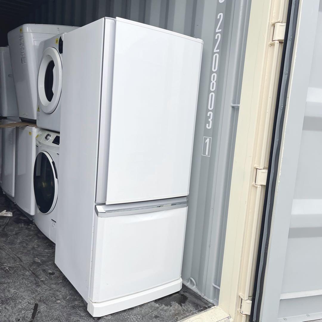 316取付無料！大容量298L 三菱おしゃれホワイトインテリア冷蔵庫