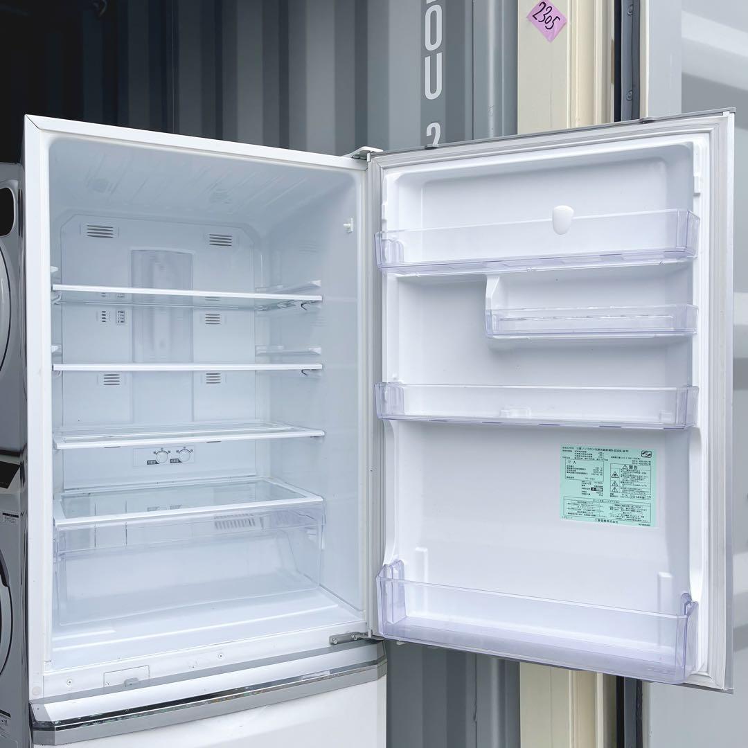 316取付無料！大容量298L 三菱おしゃれホワイトインテリア冷蔵庫